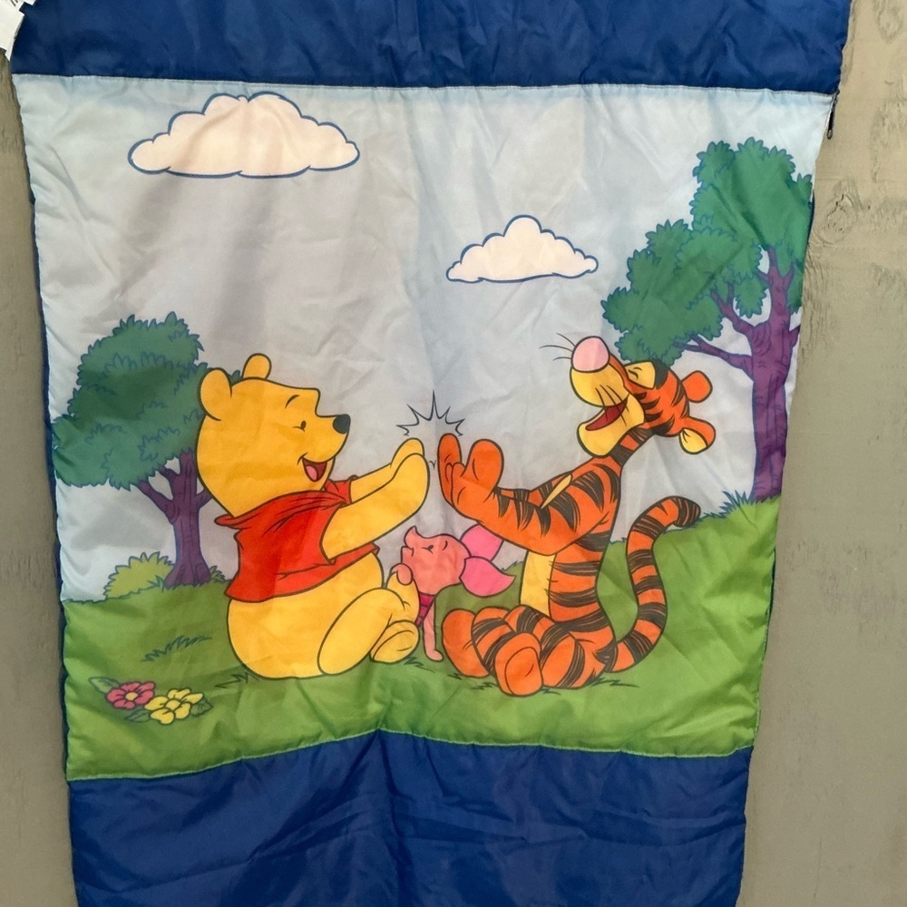 Vintage Winnie the Pooh Tigger Kids Sleeping Bag Camping Playhut 27"x56" - Picture 8 of 9